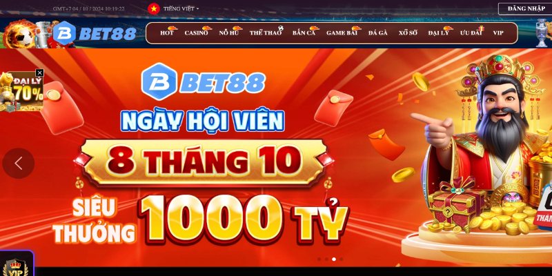 Đăng nhập Bet88 an toàn với độ bảo mật cao